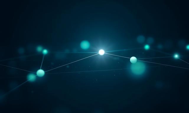 Abstract digital network lines connecting points, symbolizing connectivity and future-forward thinking.